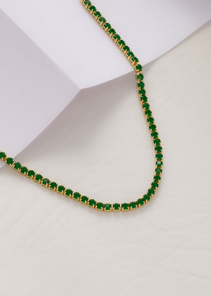 C Circonias Unisex 45cm - Verde