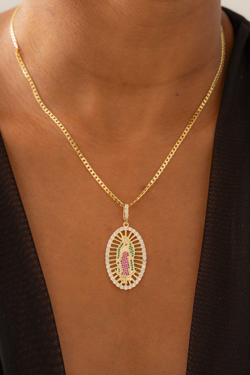 D Virgen Guadalupe Swarovski