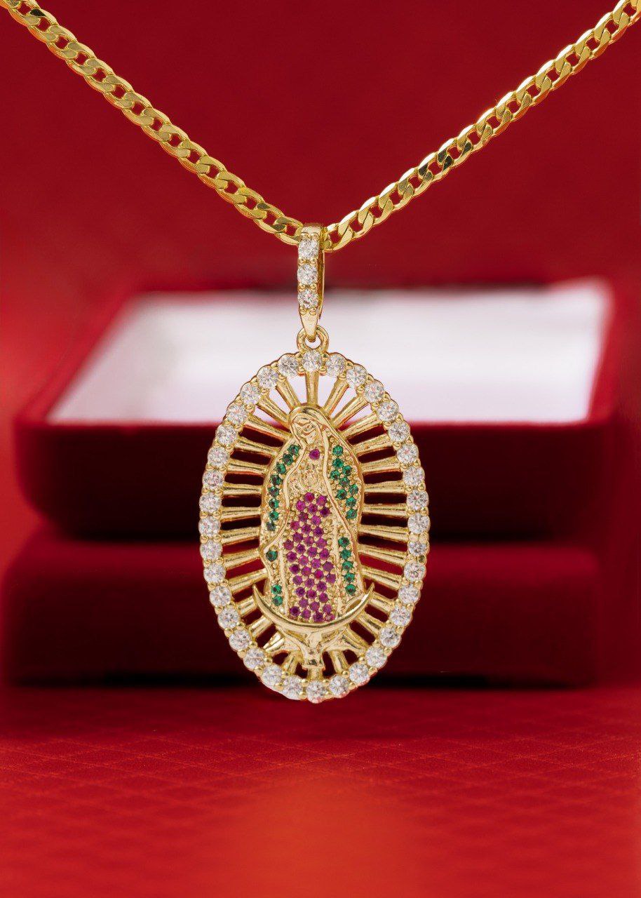 D Virgen Guadalupe Swarovski