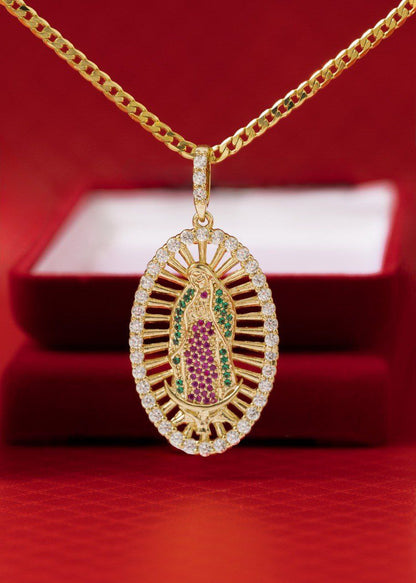 D Virgen Guadalupe Swarovski