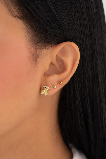 Arete Osito Circonias